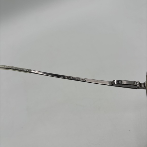 AO Safety American Optical Aviator 145 Z87 Glasses Silver Vintage‎ EX590 56 18 - Picture 9 of 13